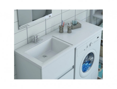 Раковина над Стиральной Машиной «Marko» Марсал 110L, Белый (5214110)