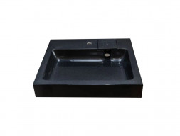 Раковина над Стиральной Машиной «Marko» Стандарт 60, Чёрный Матовый (5227600-7-0)