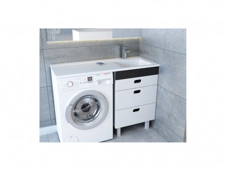 Раковина над Стиральной Машиной «Marko» Марсал 120L, Белый (5217120)