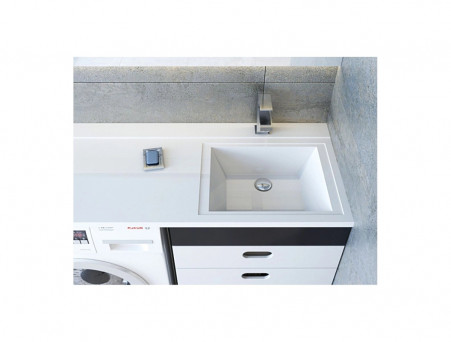 Раковина над Стиральной Машиной «Marko» Марсал 120L, Белый (5217120)