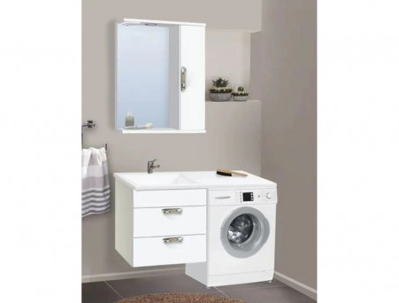 Раковина над Стиральной Машиной «Marko» Марсал 120R, Белый (5216120)