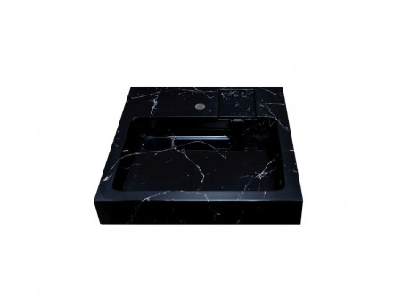 Раковина над Стиральной Машиной «Marko» Стандарт 55, Чёрный Мрамор (5227550-2)