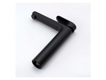 Смеситель для Раковины «Aquatek» Ника 190, без Донного Клапана, Черный Матовый (AQ1804MB)