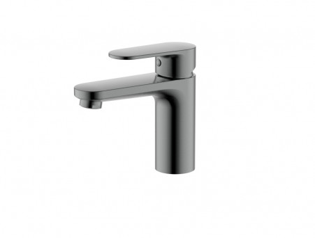 Смеситель для Раковины «Aquatek» Ника 90, без Донного Клапана, Оружейная Сталь (AQ1810BGM)