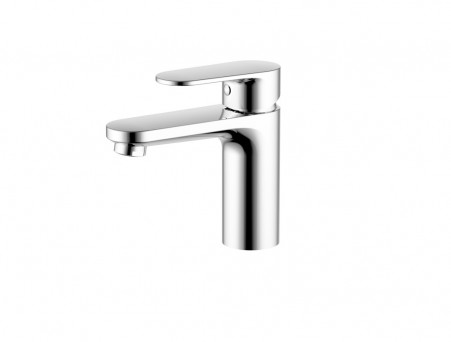 Смеситель для Раковины «Aquatek» Ника 90, без Донного Клапана, Хром (AQ1810CR)