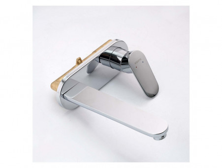 Смеситель для Раковины «Aquatek» Ника, Настенный, Хром (AQ1813CR)