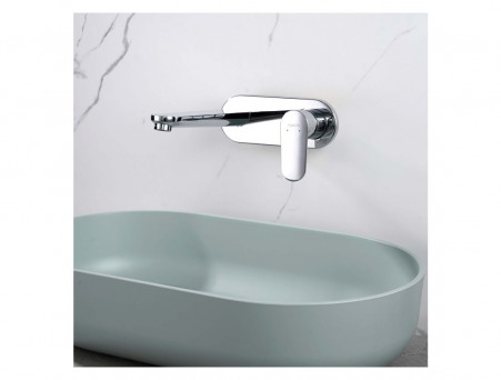 Смеситель для Раковины «Aquatek» Ника, Настенный, Хром (AQ1813CR)