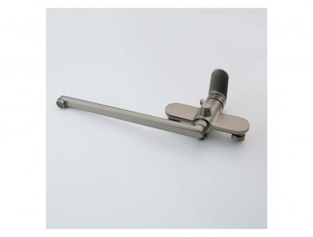 Смеситель для Ванны «Aquatek» Ника, Длинный Излив, Оружейная Сталь (AQ1842BGM)