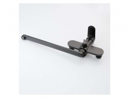 Смеситель для Ванны «Aquatek» Ника, Длинный Излив, Черный Матовый (AQ1842MB)