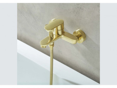 Смеситель для Ванны «Aquatek» Ника, Золото Шлифованное (AQ1840BG)