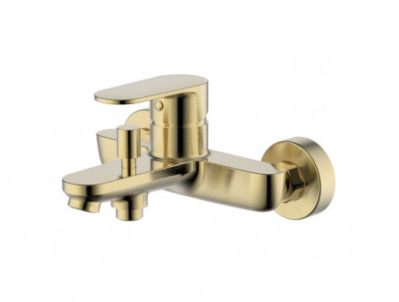 Смеситель для Ванны «Aquatek» Ника, Золото Шлифованное (AQ1840BG)