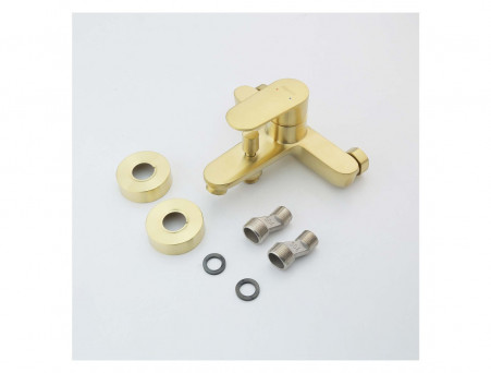 Смеситель для Ванны «Aquatek» Ника, Золото Шлифованное (AQ1840BG)