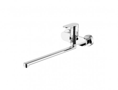 Смеситель для Ванны «Aquatek» Ника, Длинный Излив, Хром (AQ1842CR)