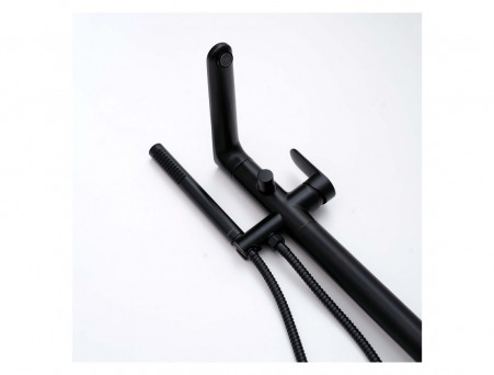 Смеситель для Ванны «Aquatek» Ника, Напольный, Черный Матовый (AQ1845MB)