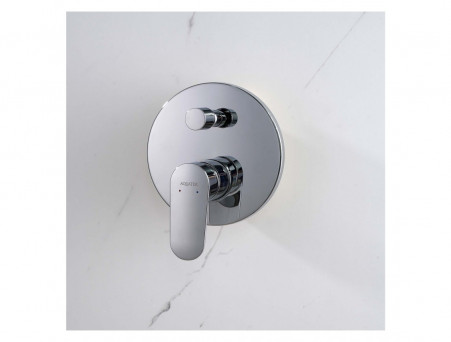 Смеситель для Ванны «Aquatek» Ника, Настенный, Хром (AQ1846CR)