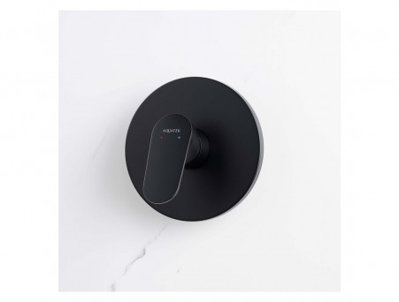 Смеситель для Душа «Aquatek» Ника, Настенный, Черный Матовый (AQ1866MB)