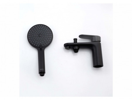 Смеситель для Ванны «Aquatek» Ника, Бортовой, 1 Отверстие, Черный Матовый (AQ1844MB)