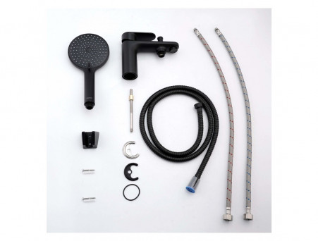 Смеситель для Ванны «Aquatek» Ника, Бортовой, 1 Отверстие, Черный Матовый (AQ1844MB)