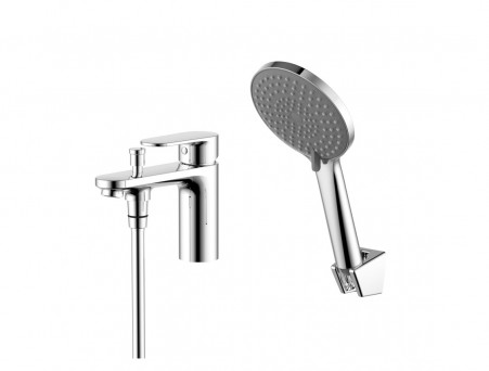 Смеситель для Ванны «Aquatek» Ника, Бортовой, 1 Отверстие, Хром (AQ1844CR)