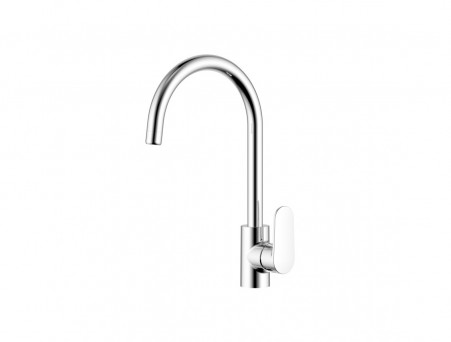 Смеситель для Кухни «Aquatek» Ника, Полукруглый Излив, Хром (AQ1882CR)