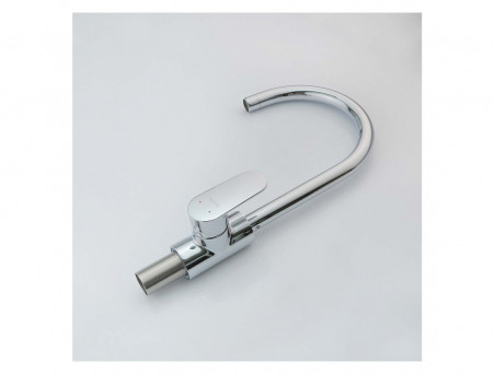 Смеситель для Кухни «Aquatek» Ника, Полукруглый Излив, Хром (AQ1882CR)