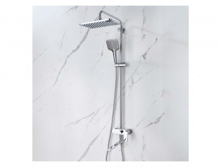 Душевая Система «Aquatek» Ника, 3 Jet, Длинный Излив, Хром (AQ2840CR)