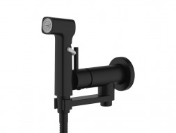 Комплект с Гигиеническим Душем «Aquatek» Ника 4в1, Настенный, Черный Матовый (AQ1819MB)