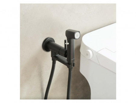 Комплект с Гигиеническим Душем «Aquatek» Ника 4в1, Настенный, Черный Матовый (AQ1819MB)