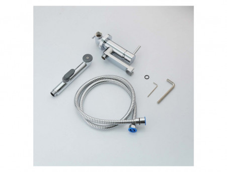 Комплект с Гигиеническим Душем «Aquatek» Ника 4в1, Настенный, Хром (AQ1819CR)