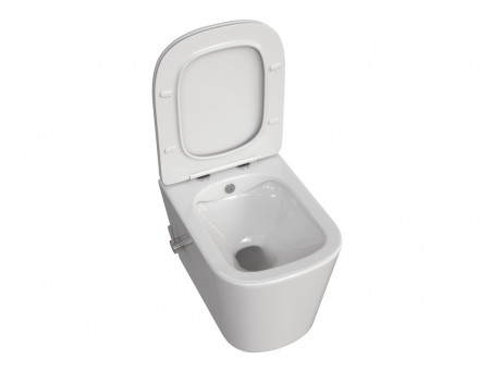 Унитаз Подвесной «Taliente» Correto Smcromo, Белый (CR25200+SMcromo)