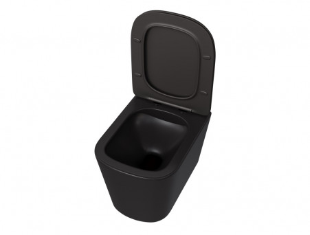 Унитаз Подвесной «Taliente» Correto Nero, Черный Матовый (CR25200 Nero)