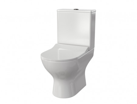 Унитаз Напольный «Taliente» Arte Nero Pulsante, с Бачком, Белый (AR35045+Nero pulsante)