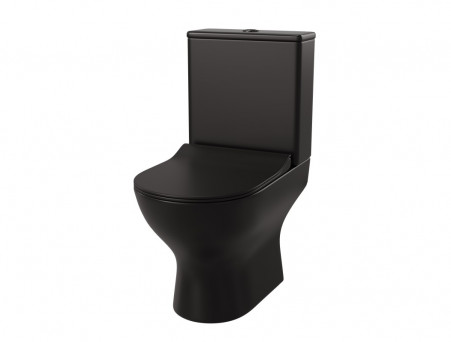 Унитаз Напольный «Taliente» Arte Nero, с Бачком, Черный Матовый (AR35045 Nero)