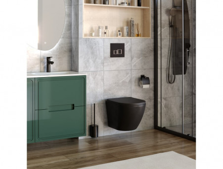 Унитаз Подвесной «Taliente» Amato Nero, Черный Матовый (AM25010 Nero)