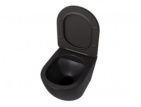 Унитаз Подвесной «Taliente» Amato Nero, Черный Матовый (AM25010 Nero)