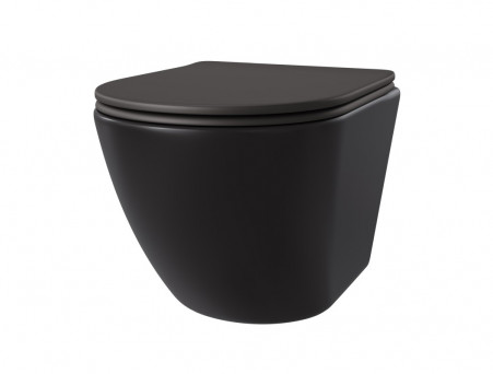 Унитаз Подвесной «Taliente» Amato Nero, Черный Матовый (AM25010 Nero)
