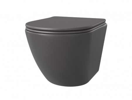 Унитаз Подвесной «Taliente» Amato Grigio, Серый Матовый (AM25010 Grigio)