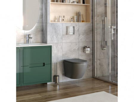 Унитаз Подвесной «Taliente» Amato Grigio, Серый Матовый (AM25010 Grigio)