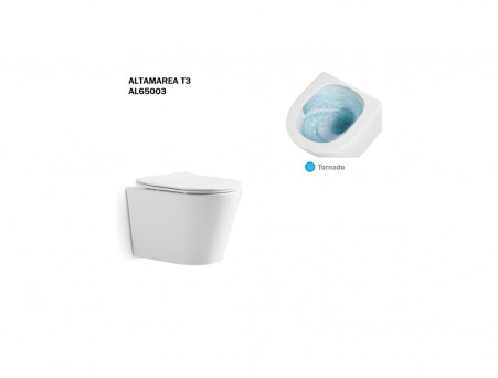 Унитаз Подвесной «Taliente» Altamarea T3, Белый (AL65003)
