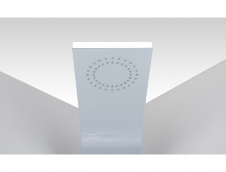 Душевая Кабина «Taliente» Четверть Круга, Средний Поддон, Белый, Прозрачное Стекло, 90х90  (TA-99CW)