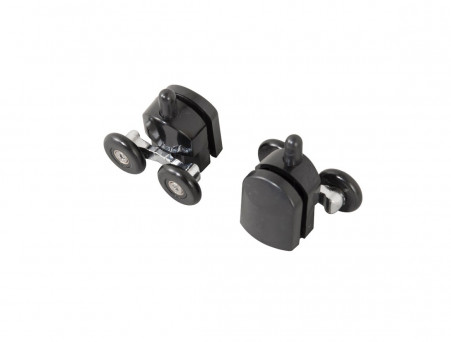 Душевая Кабина «Taliente» Четверть Круга, Средний Поддон, Хром, Тонированное Стекло, 90х90 (TA-9091G)