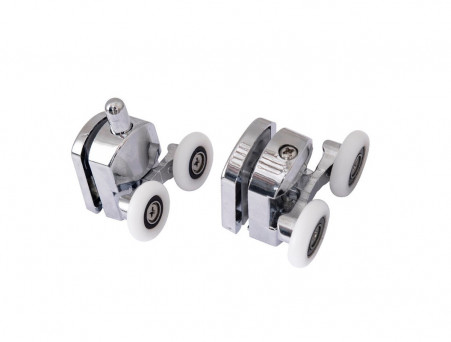 Душевая Кабина «Taliente» Асимметричная, Средний Поддон, Белый, Прозрачное Стекло, 120х80 (TA-128CW(L))