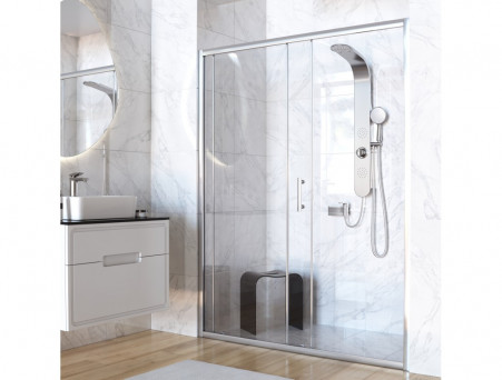 Душевая Дверь «Taliente» Прозрачное Стекло, 6мм, Хром, 120х195 (TA-120-1CP)