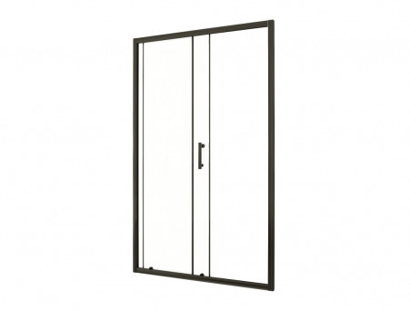 Душевая Дверь «Taliente» Прозрачное Стекло, 6мм, Черный, 120х195 (TA-120-1CB)