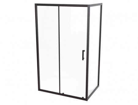 Душевой Уголок «Taliente» Прозрачное Стекло, 6мм, Черный Матовый, 110х100 (TA-N-110-10-1CB)