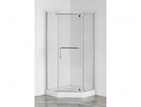 Душевой Уголок «Taliente» Прозрачное Стекло, 6мм, Хром, 100х100 (TA-10103-1CP)