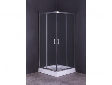 Душевой Уголок «Taliente» Прозрачное Стекло, 6мм, Хром, 100х100 (TA-10102-1CP)