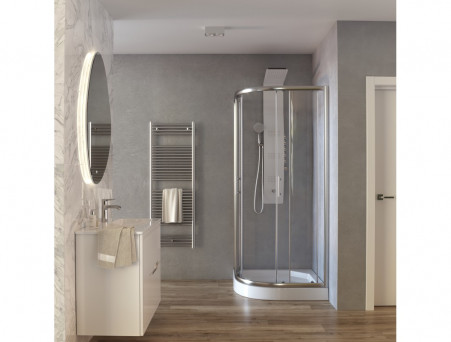 Душевой Уголок «Taliente» Прозрачное Стекло, 6мм, Хром, 90х90 (TA-09091-1CP)