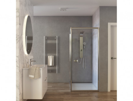 Душевая Перегородка «Taliente» Прозрачное Стекло, 6мм, Хром, 100х195 (TA-10-1CP)