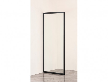 Душевая Перегородка «Taliente» Прозрачное Стекло, 6мм, Черный, 90х195 (TA-09-1CB)